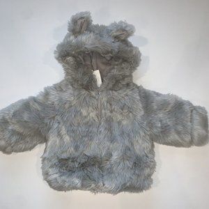 NWT Restoration Hardware Baby & Child Luxe Fur FAUX MINK JACKET 12 Mos.